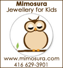Mimosura Jewellery for Kids www.mimosura.com - 416 629-3901