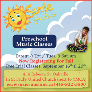 Suzie Sunshine Moms & Tots Program in Oakville