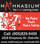 Expert Math Tutors in Oakville. We only tutor math and specialize in Grades 2-12. Using the time-tested, proprietary Mathnasium Method, that complements and supports the regular academic studies of students.