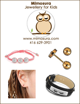 Mimosura Jewellery for Kids www.mimosura.com - 416 629-3901