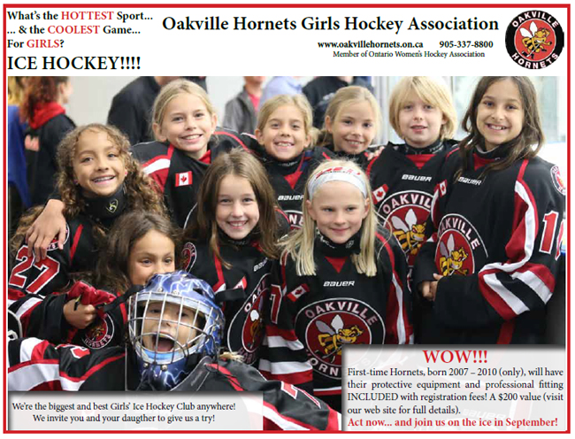 Oakville Hornets Girls Hockey Association