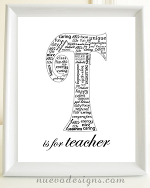 T is for Teacher