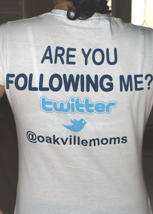 Oakville Moms Twitter tshirt